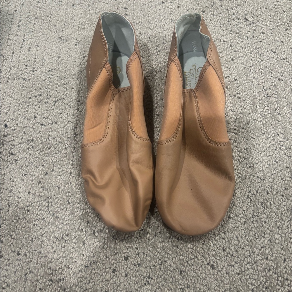 Tan Leather Dance Shoes